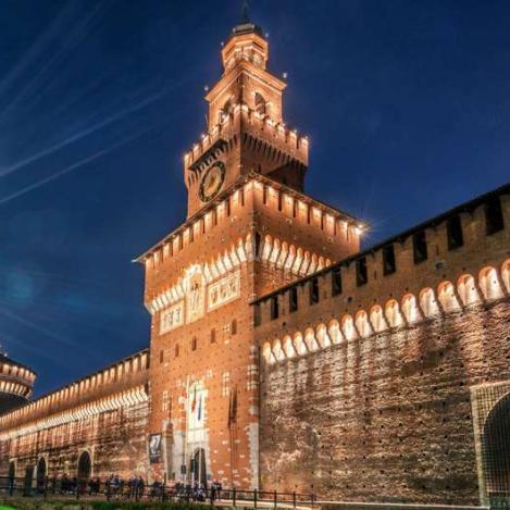 Castello Sforzesco, Milan, Italia