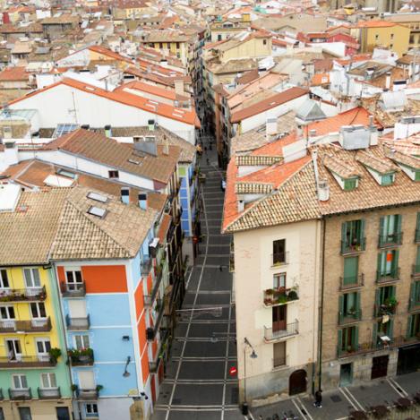 Casco viejo de Pamplona, Navarra, España