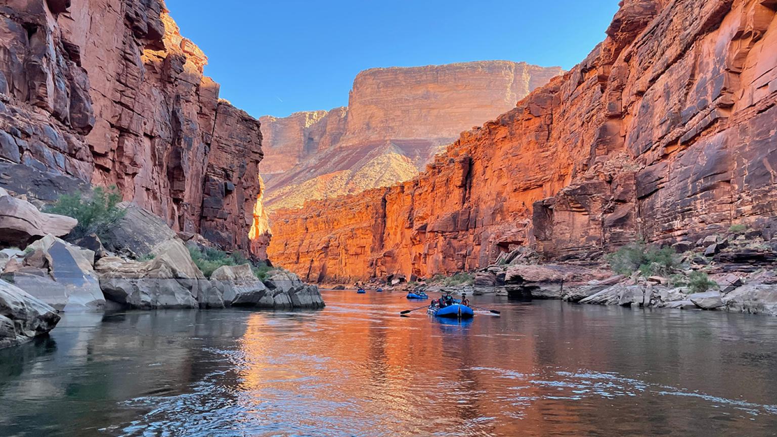 Rafting por el río Colorado