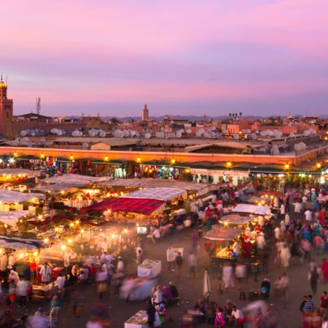 Djemaa el-Fna, Marrakech, Marruecos