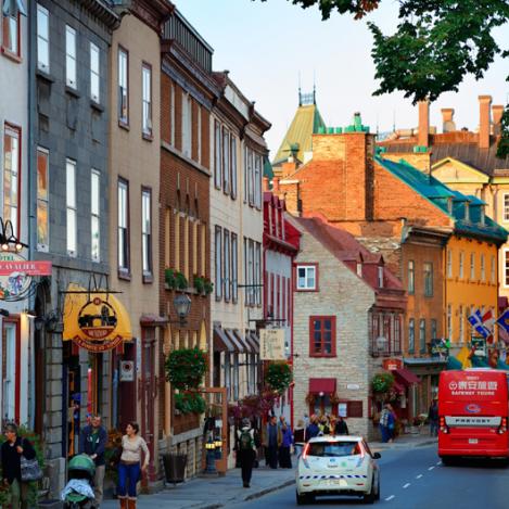 Casco antiguo de Quebec, Canadá