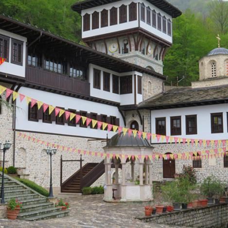 Monasterio de Sveti Jovan Bigorski, Mavrovo, Macedonia del Norte