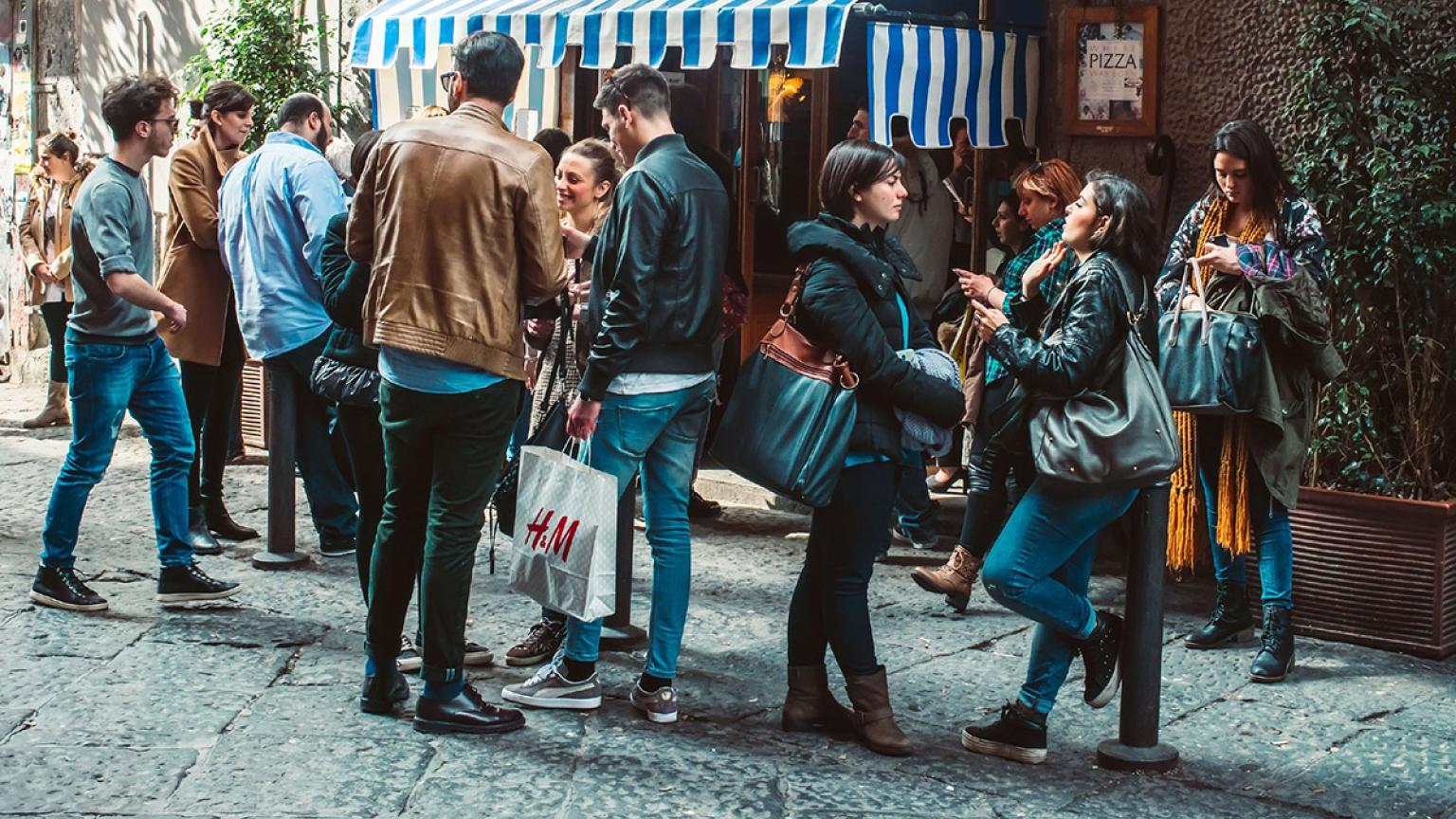 Nápoles, el ambiente del centro histórico