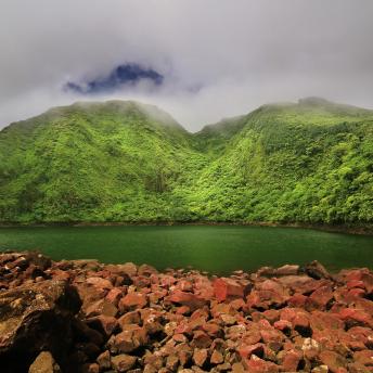 Lago Boeri, Parque Nacional Morne Trois Pitons, Dominica