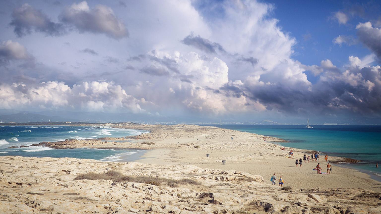 Playa de Es Trucadors, Formentera, Baleares, España