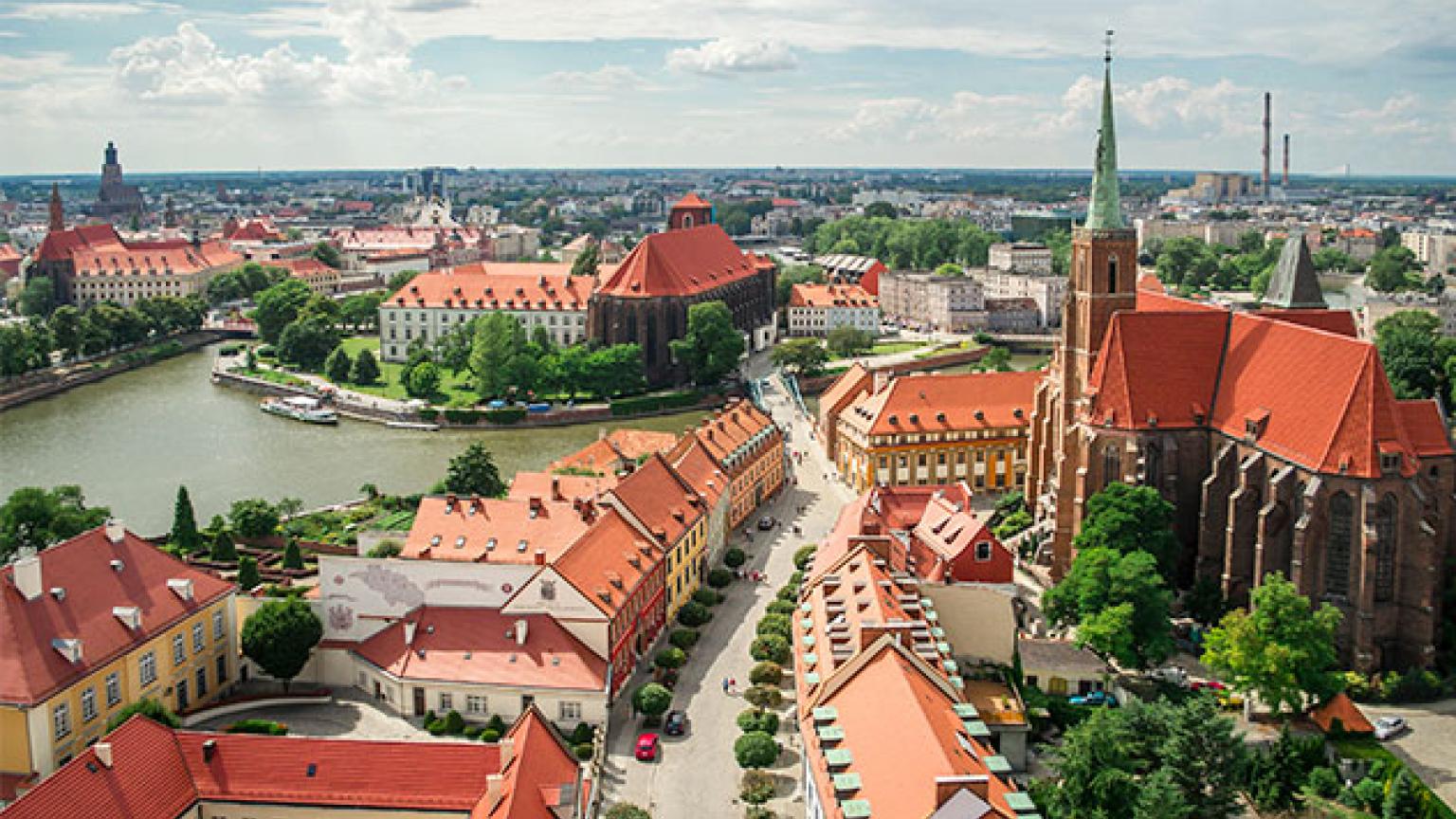 Vista de Breslavia, Polonia