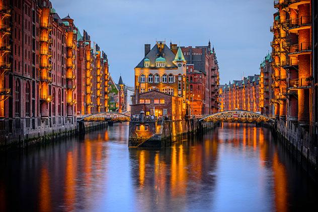 Alemania: Speicherstadt d Hamburgo