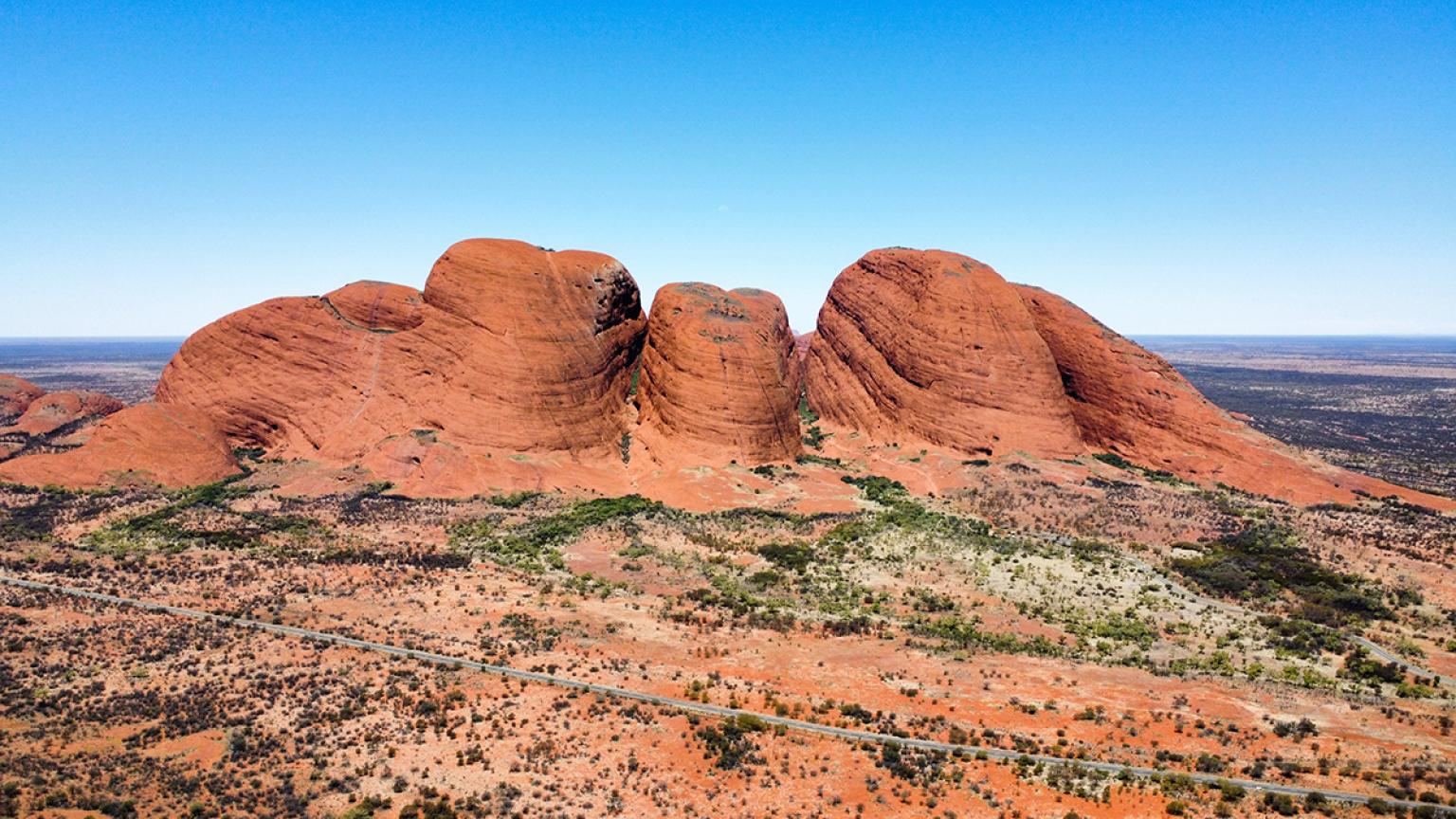 Las Olgas, Kata Tjuta en el Parque Nacional Uluru-Kata Tjuta.