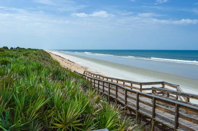 Las playas de Canaveral National Seashore están protegidas por el Sistema Nacional de Parques, costa espacial de Florida, EE UU © Michael Warren / Getty Images
