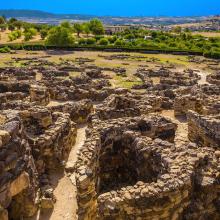 Yacimiento arqueológico Su Nuraxi, Barumini, Cerdeña, Italia