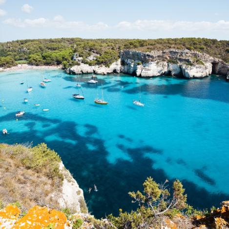 Cala Macarella, alrededores de Maó, Menorca, Baleares, España