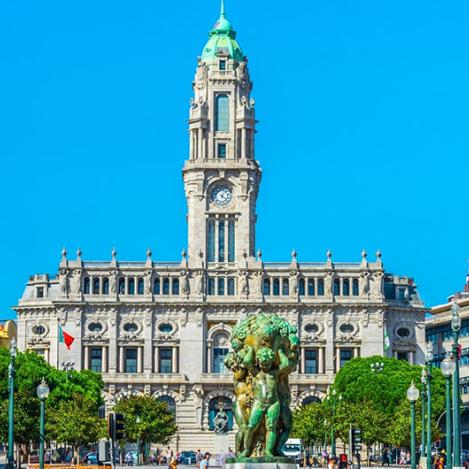 Ayuntamiento, Oporto, Portugal
