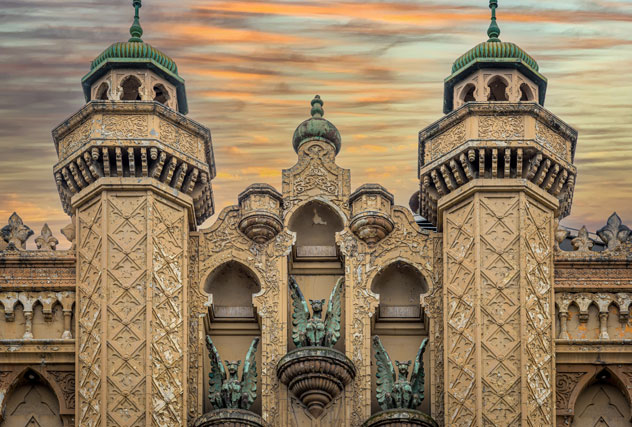 Detalles del exterior de la fachada del Forum Melbourne. © Adam Calaitzis/Shutterstock