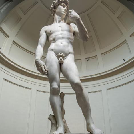 'David', de Miguel Ángel, Galleria dell’Accademia, Florencia, Toscana, Italia