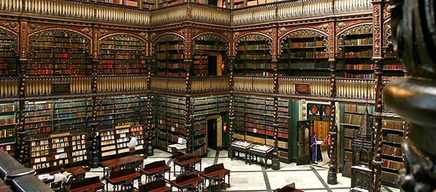 Real Gabinete Portugués de Leitura, Río de Janeiro, Brasil © www.realgabinete.com.br.