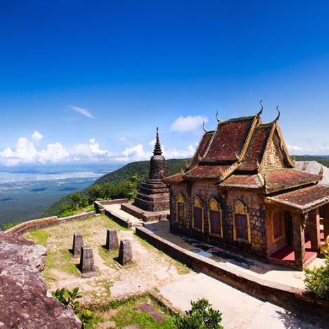 Panorámica desde Bokor, provincia de Kampot, Camboya