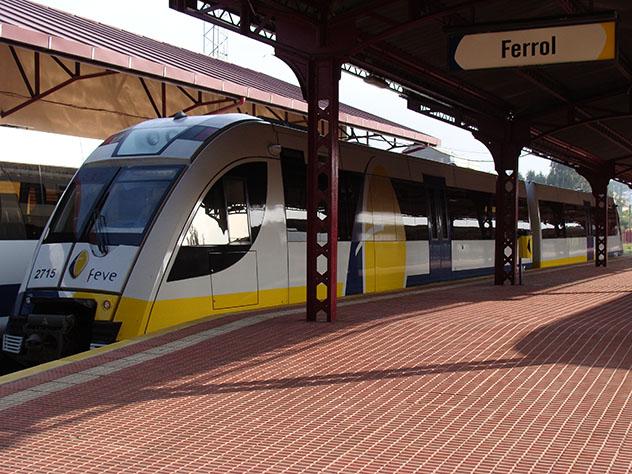 Estación de tren de Ferrol, Galicia, España