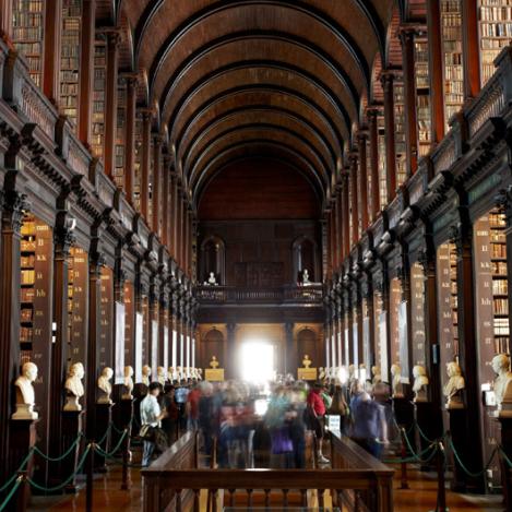 Biblioteca, Trinity College, Dublín, Irlanda