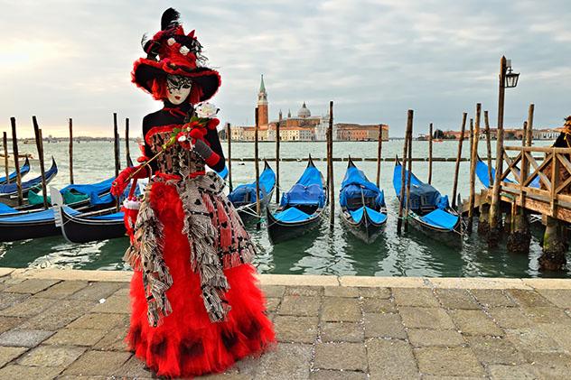 Europa en invierno: Carnaval de Venecia, Italia