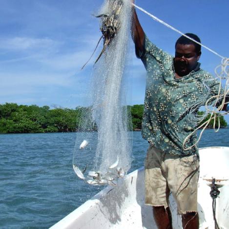 Pesca en el mar, Belice