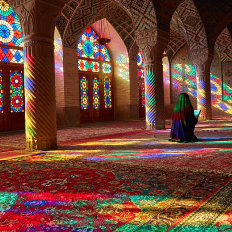 Mezquita Nasir Al-Muk, Shiraz, Irán