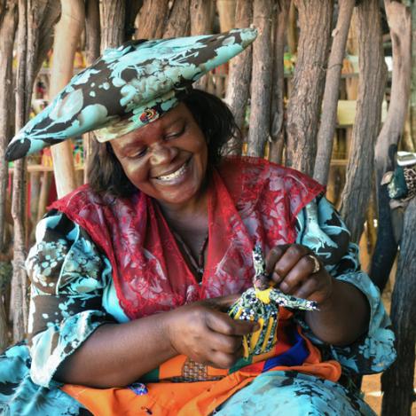 Mujer herero, Namibia