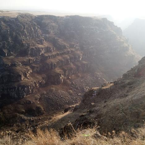 Garganta de Kasagh, Armenia.