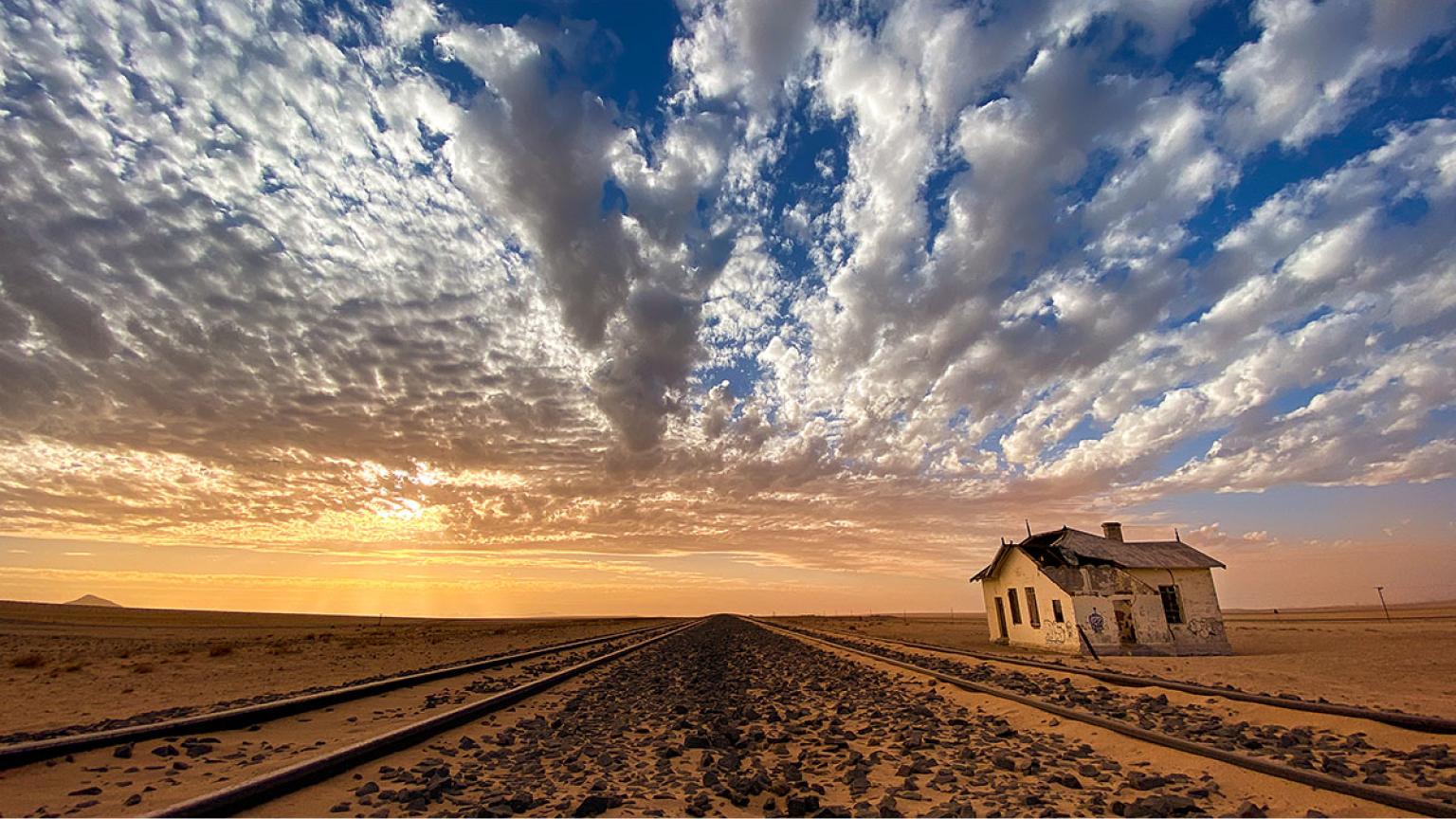 La ciudad fantasma de Kolmanskop, Namibia