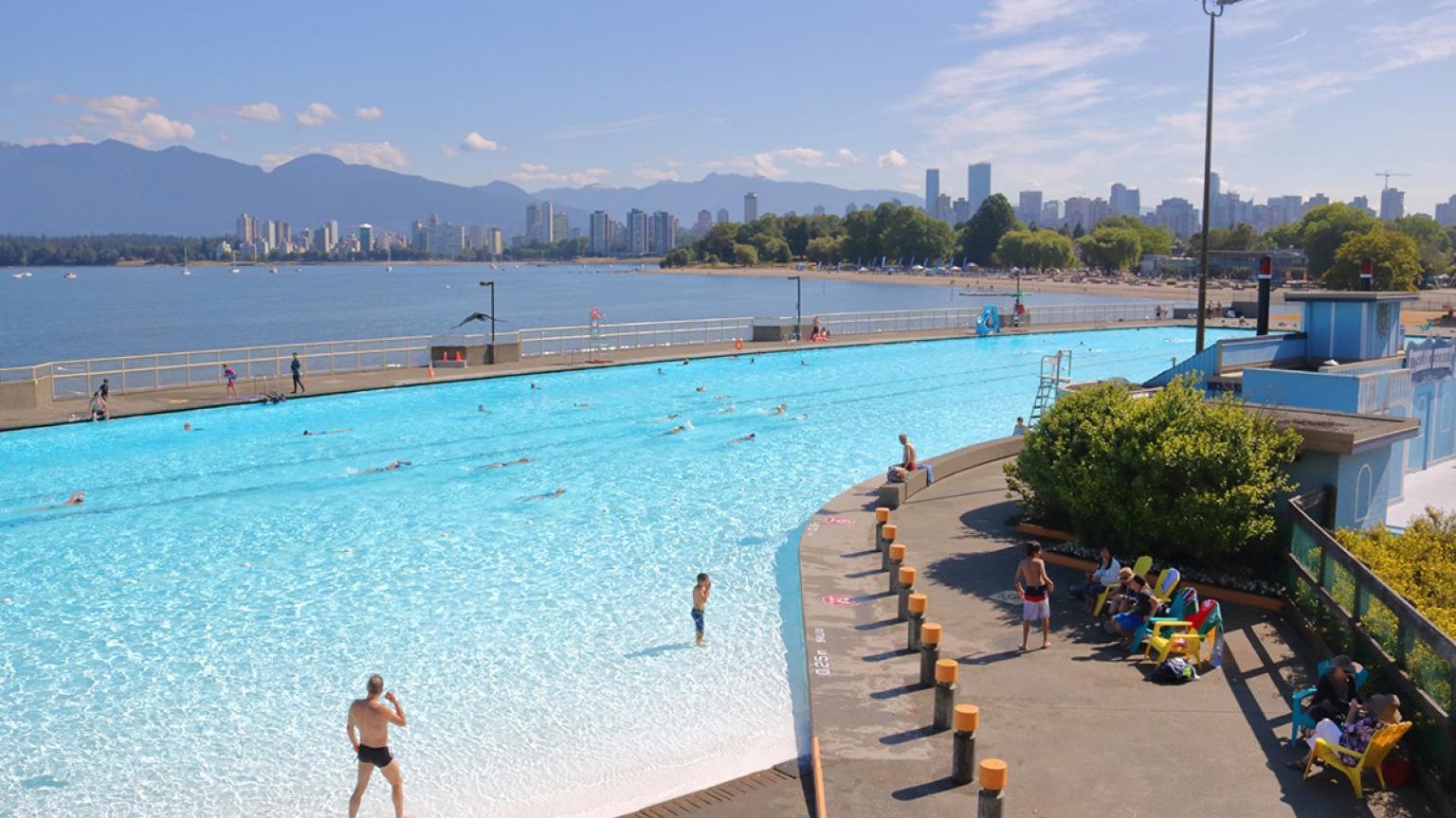 Kitsilano Pool, piscina urbana de Vancouver, Canadá