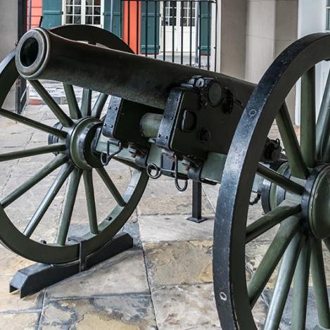 Museo de historia en Jackson Square, Nueva Orleans, costa este de EEUU