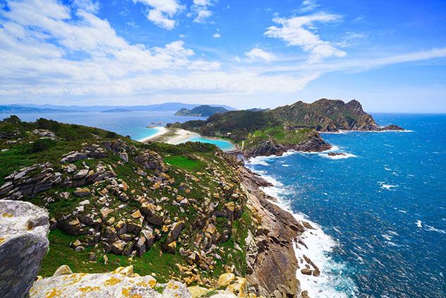 Un viaje virtual con Voyager de Google Earth: costa de Galicia, España