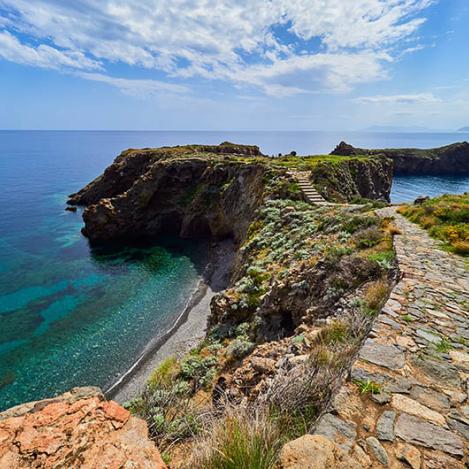 Punta Milazzese, Islas Eolias, Italia