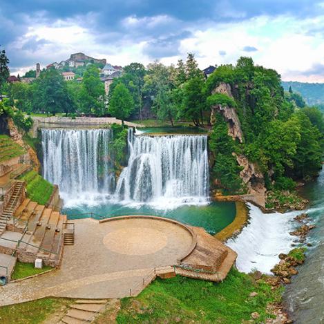 Cascadas de Jajce , Bosnia y Herzegovina
