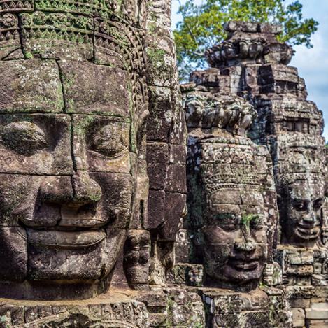 Bayon, Templos de Angkor, Siem Reap, Camboya