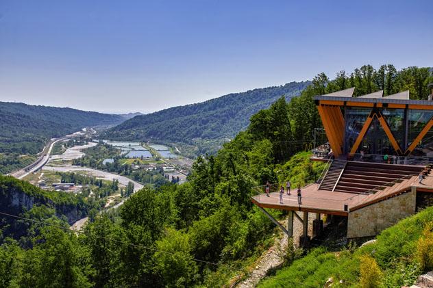 Instalación del parque acuático, Sochi, Rusia © nikolenko1962 / Shutterstock