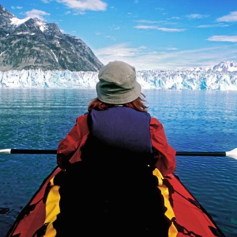 Kayak en los fiordos, Groenlandia