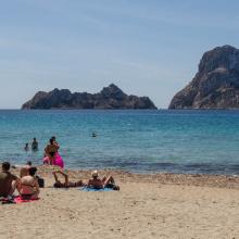 Cala d'Hort, Reserva Natural des Vedrà i Es Vedranell, Ibiza, Islas Baleares, España