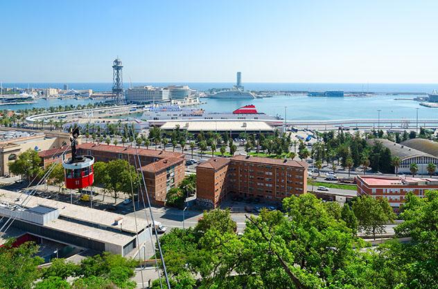 Ruta para correr en Barcelona, vistas desde Montjuïc