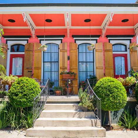 Casa sureña, Faubourg Marigny, Nueva Orleans, EEUU