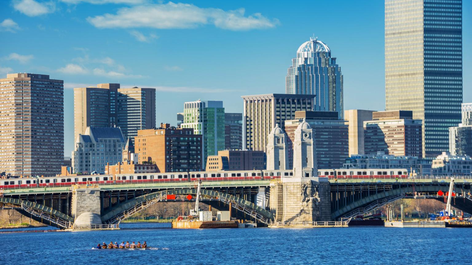 Tren en Boston, Estados Unidos