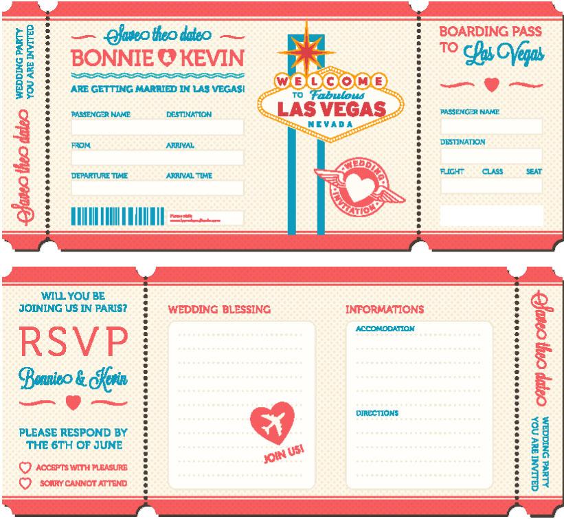 Invitación Boda, Las Vegas, EE UU © pingebat / Shutterstock