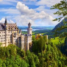 Castillo de Neuschwanstein en Baviera. 