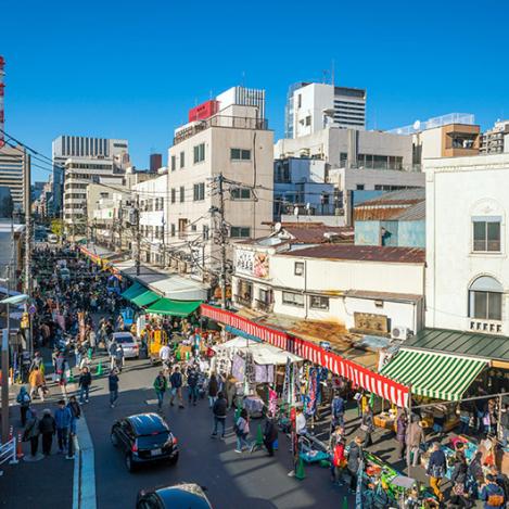 Mercado al aire libre de Tsukiji, Tokio, Japón