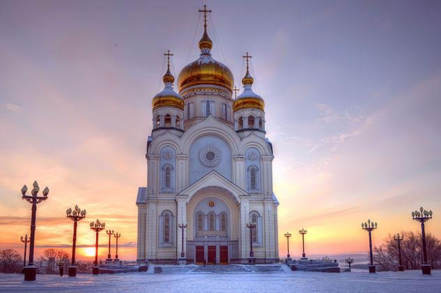 Extremo Oriente ruso: Catedral de la Transfiguración de Jabáros