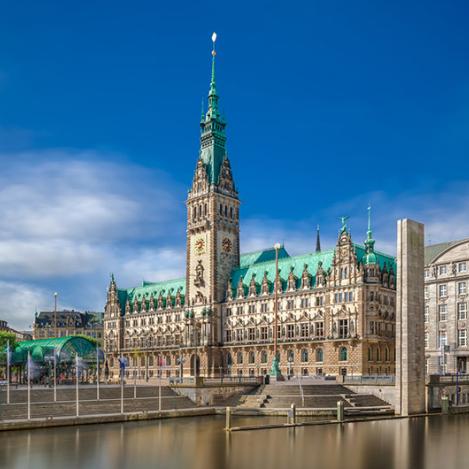 Rathaus, Hamburgo, Alemania