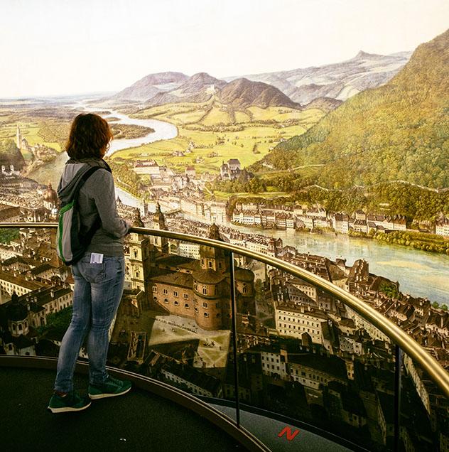 Pintura de Johann Michael Sattler, Museo Panorama, Salzburgo, Austria © Flaminia Pelazzi