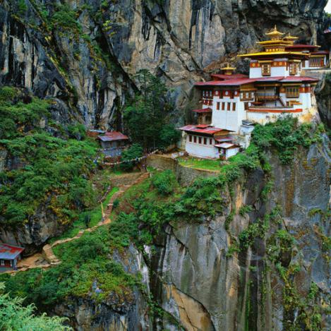 Monasterio del Nido del Tigre, Taktshang Goemba, Bután