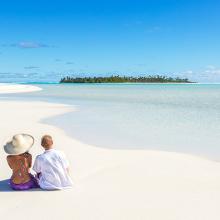 Pareja en las Islas Cook