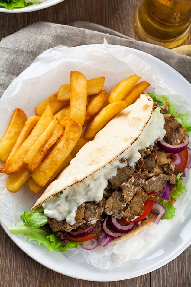 Un viaje gastronómico a Grecia: gyros