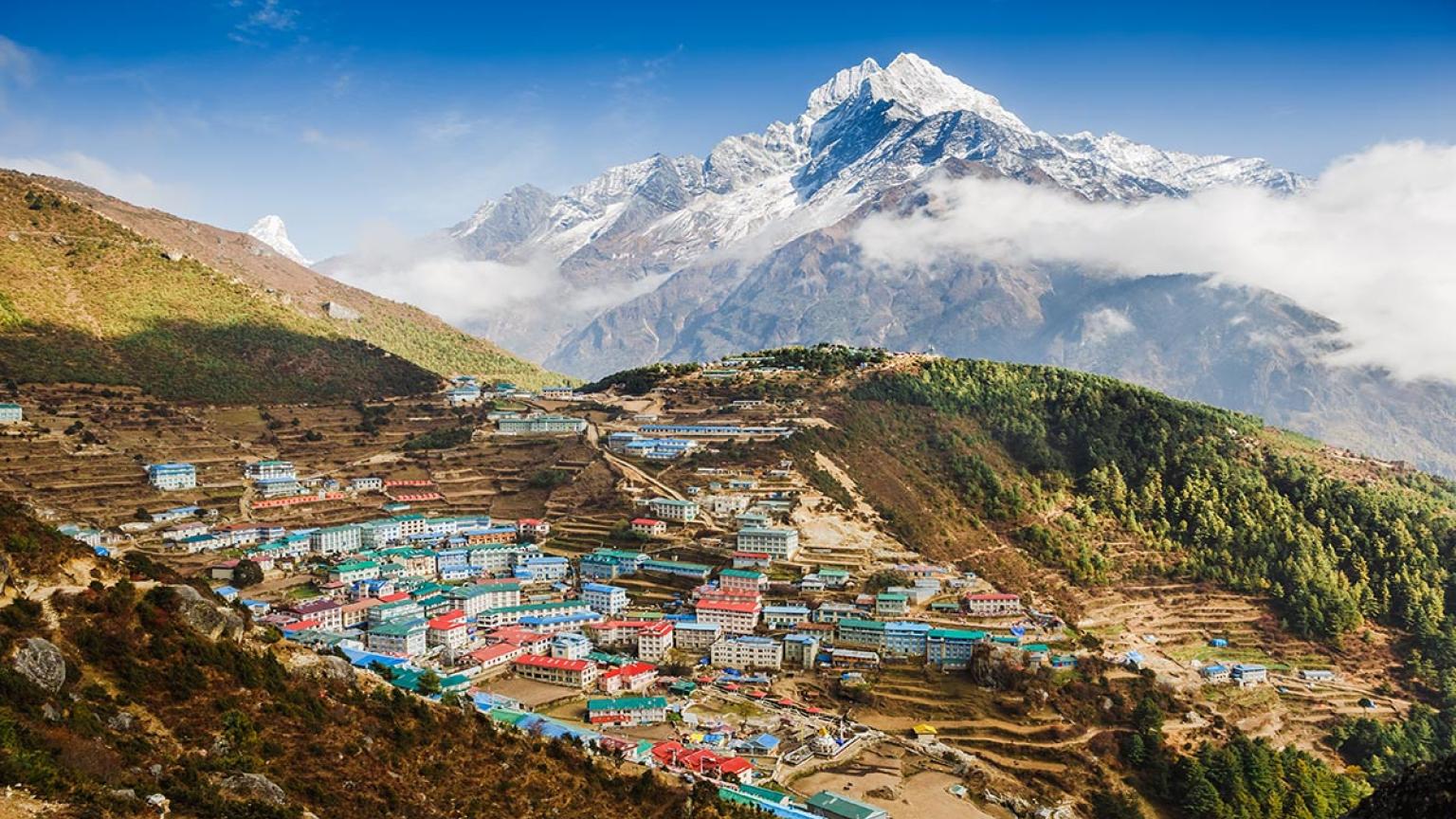 Namche Bazar, distrito de Khumbu, Nepal